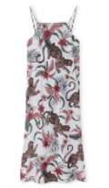 SOLEIA CREAM WOMENS SQUARE NECK NIGHTIE S