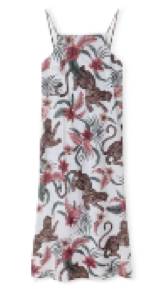 SOLEIA CREAM WOMENS SQUARE NECK NIGHTIE S