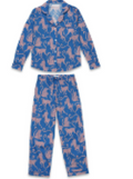 CHANGO BLUE/PINK WOMENS LONG SET L