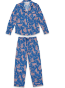 CHANGO BLUE/PINK WOMENS LONG SET L