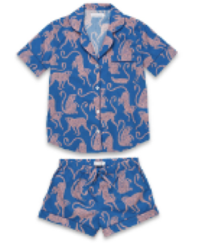 CHANGO BLUE/PINK WOMENS SHORT SET M