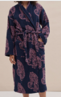 TIGER NAVY/PINK UNISEX TOWEL ROBE S