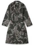 JAG GREEN MENS QUILTED ROBE S