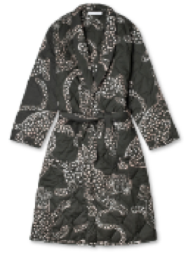 JAG GREEN MENS QUILTED ROBE S