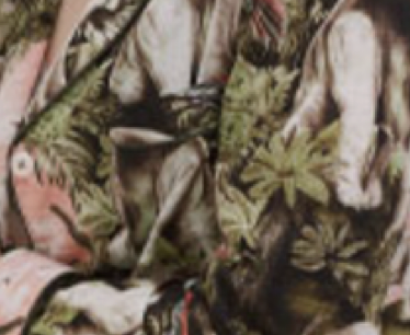 NATURAL HISTORY MUSEUM GREEN/PINK WOMENS LONG SET S