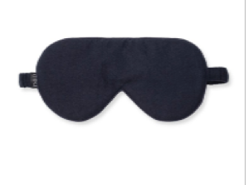 BRUSHED COTTON NAVY EYEMASK ONE
