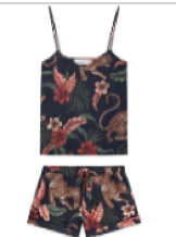 SOLEIA NAVY CAMI & SHORTS SET M